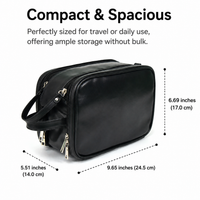 Hanging Toiletry Bag, Waterproof Travel Toiletry Bag with Multiple Compartments, Folding Makeup Bag for Women, Cosmetic Organiser for Hotel Bathrooms