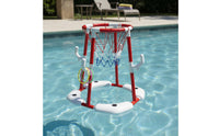 Buoyant Pool Basketball Hoop Parent Child Play Children's Pool Hoop Easy Assembly Swim Toy for Kids, Families, Outdoor