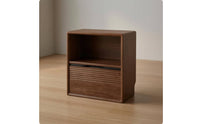 floor Storage Cabinet Double-Layer Bookshelf Thick Board Home Furniture for Living Room