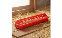 Quail Feeding Trough Easy to Clean Chicken Feeder and Waterer Set No Waste Design Fowl Water Dispenser and Feeder for Quails, Hatchery, Backyard