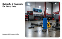 Heavy Duty Hydraulic Ball Joint Remover Kit High Pressure Car Ball Joint Extractor Set Pneumatic Foot Pump Hydraulic Separator for Auto Mechanics, Professionals, Garage, Workshop, Service Center