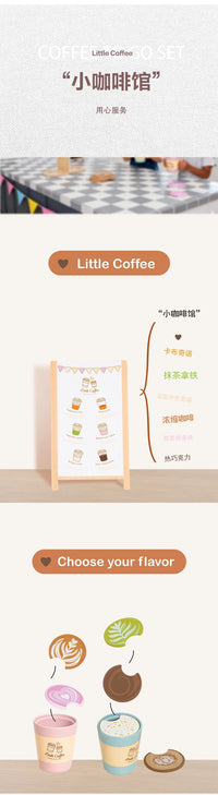 Wooden Pretend Play Afternoon Tea Set Toy