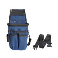Tool Belt Pouch Adjustable Tool Pouch with Belt Wear-Resistant Compact for Electricians, Construction Sites, Home Repairs