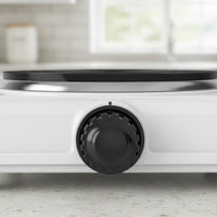 Double Burner Electric Cooktop 2000W Two-Burner Electric Cooktop 5 Level Adjustable Double Burner Electric Cooktop