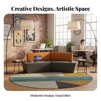 Flexible arrangement Curved sectional Sofa Creative Design Curved Sectional Couch Irregular Shape bour teaminess-grade Furniture Modern & design for Interior Designers, Office Managers, Bour teaminess Owners, Reception Area, Lobby, Waiting Room