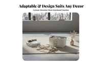 Foldable Drawstring Box Foldable household design Organization With Handles