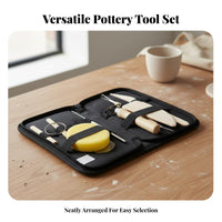 8 Pieces 8 Piece Pottery Tool Set High-Quality Materials for Beginners, Students