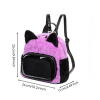 Cute Fuzzy Backpack