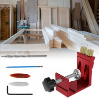 15 Degree Angle Guide Adjustable Clamp Oblique Hole for Carpenters
