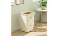 Mobile Trash Can with Wheels Raised Open Top Trash Can Rectangular Garbage Bin Large for Kitchen, Apartments, Dorms