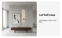 Flicker-without Flicker Nordic Design Wall Sconce Anti-Rust Bedside Wall Light Dimmable Modern Bedside Reading Lamp Adjustable Color Temperature for Interior Designers, Homeowners, Hotel Owners, Bedroom, Living Room, Hallway, Office