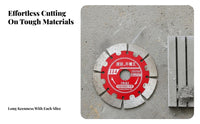 Wall Chaser Versatile Marble Cutting Disc Hard-Wearing Diamond for Construction Workers, DIY Enthusiasts, Renovation Project, Workshop