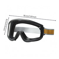 Encompassing Mowing Goggles Curved Lens Grass Cutting Goggles Dustproof Adjustable Strap Molded Frame
