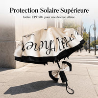 French Vintage Style UV Protection Umbrella for Sun and Rain
