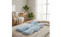 Butterfly Contour Pillow Pressure Relief Neck Support Pillow Bedding Silky Breathable for Side Sleepers, Bedroom, Guest Room