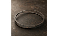 Round Tray Vintage Metal Tray Rustic for Countertop