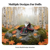 20cm Doll Jacket and Match BJD Doll Outerwear High-Quality Textile Miniature Duffle Coat for Hobbyists