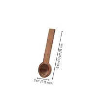 Seasoning Spoon Uncoated Coffee Scoop Sodium Chloride Spoon Unwaxed-without Unwaxed Small Round for Kitchen, Pantry