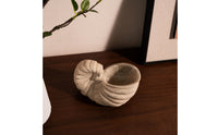 Mineral Conch with Hollow Top Handcrafted Beach Conch Statue Sculptural Decor for Coffee Table