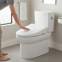 Sterilization Smart Toilet Seat Motion Sensor Automatic Toilet Seat Easy Installation Bathroom Fixture LED Night Light