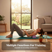 Half Round Foam Cylinder Muscle Relaxation Foam Balance Pad Spine Stretcher Multi-Function Fitness Equipment for Seniors