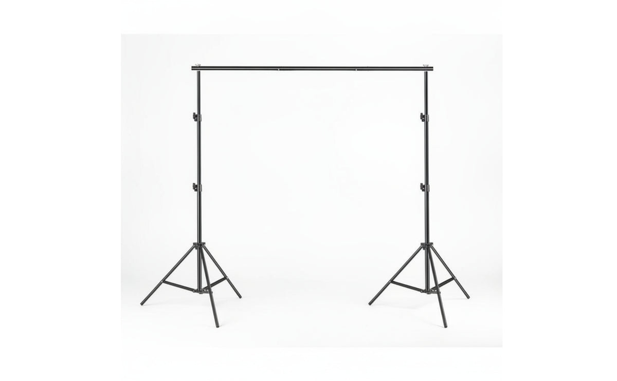 Adjustable Backdrop Stand with Crossbar | Portable, Photography Stand with Crossbar, for Home Studio