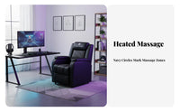 Reclinable Reclining Gaming Sofa Adjustable rearrest Multi-Position Recliner Heavily Cushioned Lounge Chair Ergonomic Design for video game enthusiasts, Internet Cafe Owners, Movie aficionados, Game Room, Bedroom, Home Theater