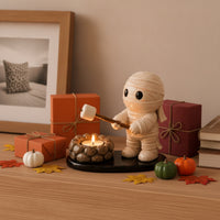 Halloween-Themed Tealight Holder with Base Compact Tealight Holder Glossy Decor Decorative for Mantel