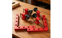 High Precision 90 Degree Positioning Square Easy to Use 90 Degree Clamping Square Sturdy Construction Right Angle Corner Clamp Heavy Duty for Woodworkers, Carpenters, DIY Enthusiasts
