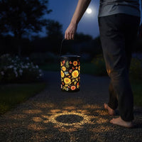 Floral Cutout Lantern Outdoor Floral Lantern Hollow for Patio