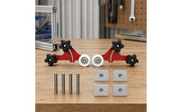 Carpentry Guide with Rollers Smooth Positioning Fixture Easy to Use Hardware for Woodworkers, Table Woodcutting Machinery
