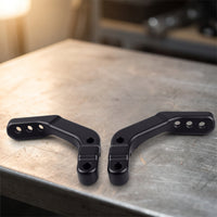 Aluminum Alloy Motorcycle Handlebar Mounting Bracket Exact Fitment Handlebar Guard Mount Bracket Die-Cast Handlebar Guard Mount Kit Easy Installation for Riders