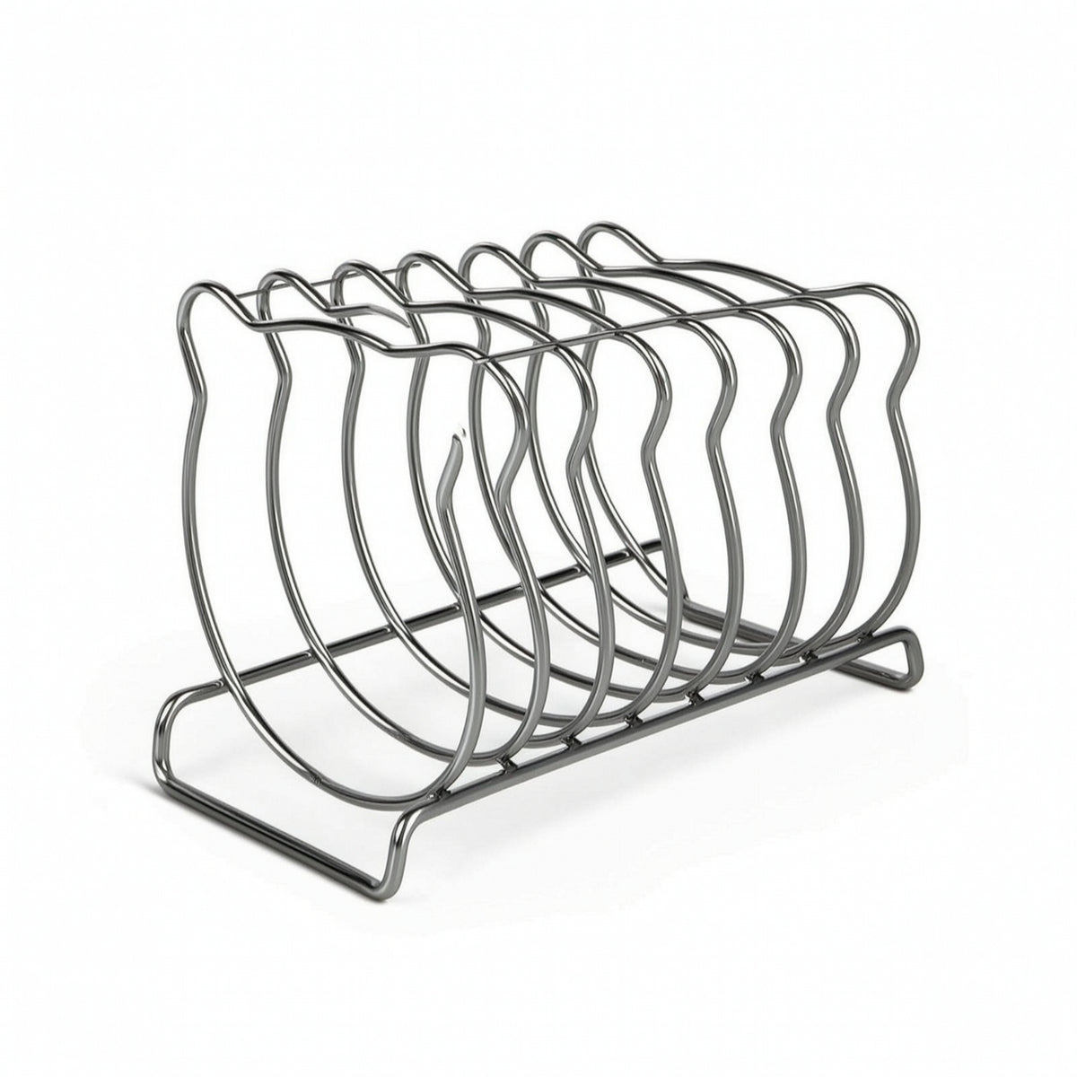 Toast Rack with Bear Frame Compact Stainless Steel Toast Holder Bread Serving Rack Cute Sandwich Bread Holder Polished
