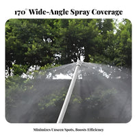 170 Degree Fan Spray Head Rust and Wide Angle Spray Nozzle Uniform Coverage Wide Angle Fan Nozzle for Agricultural Spraying