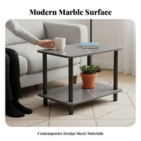 C-Shaped Snack Stand Light Luxury End Table multipurpose for Living Room, Students