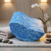 Marbled Balance Pad with Contoured Form Versatile Balance Pad Supportive Cushioned Foam Mat Sturdy for Yogis, Athletes, Home Gym, Pilates Class