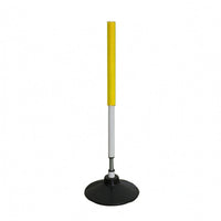 Round Base Dribbling Slalom Pole Slim Springy Training Pole for Basketball Players, Exercises