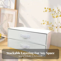 Desktop Drawer Organizer Japanese Design Multi-Drawer Storage Box for Desk, Home