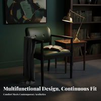 Durable Wood Frame Woven Seat Side Chair Ergonomic rear supportrest Dining Seating adaptable Use Household Furniture Comfortable for Apartment Dwellers, Interior Decorators, Restaurant, Bedroom