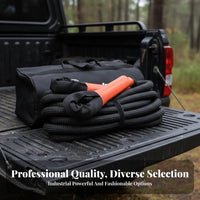 20-Ton Capacity Non-Road-Road Rescue Rope High Strength Tow Rope Elastic for Truck Owners, Emergency Towing, Roadside Assistance