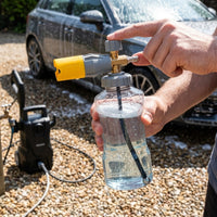 Soap Dispenser for Car Cleaning and Car Wash, High Pressure Foam Sprayer for Car Washing, Brass Foam Lance with 1/4 Inch Quick Connect Male