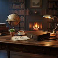 Writer's Carrier Box Multi-Functional Portable Writing Desk Bag Vintage Style Wooden Designer for Artists