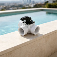 Pool Triple-Port Diverter Threaded Pool Diverter High-Movement Water Circulation