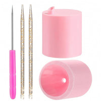 Snow Globe Tumbler Kit Glitter-Filled Tumbler Form Set with Tools Snow Globe Cup for Crafters