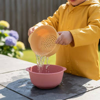3 Pieces Silicone Nesting Bowl Set Food-Grade Nesting Bowls with Handles Mixing Bowl with Handles Stackable BPAwithout