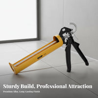 Silicone Labor-Saving Design Caulking Tube Dispenser Effortless Flow Long-Lasting Metal Construction for DIYers, Home Repair