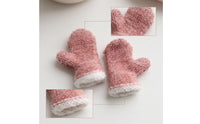 Miniature Knit Mitten Ornaments Handmade Mitten Ornaments Mini Knitted Mittens with Cuffs Small for Decorators