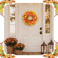 Fall Wreath with Berries Layered Fall Wreath Artificial for Thanksgiving