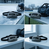 Padded Chin Guard with Strap Openings Comfortable Helmet Chin Guard Secure Safeguarding Gear Long-Lasting for Hockey Players