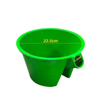 Thickened Plastic Manure Scoop with Handle for Farm and Garden Use